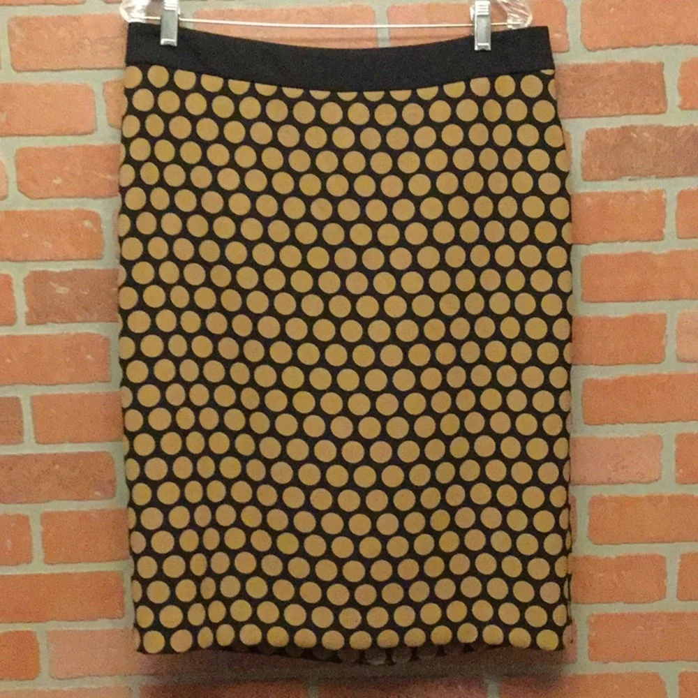 Talbots polka dot skirt size 14 new career wear